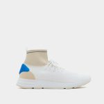 Stretch sock-style high top sneakers